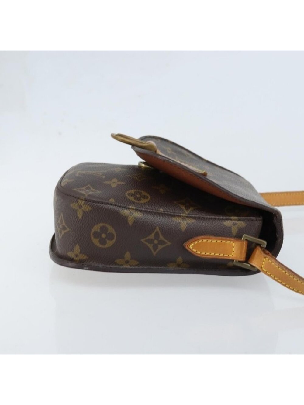 Authentic LOUIS VUITTON Monogram Saint Cloud MM Shoulder Bag M51243 LV - Picture 10 of 16